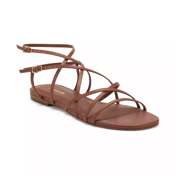 Larroude Naomi Strappy Leather Sandals - Picture 2 of 10